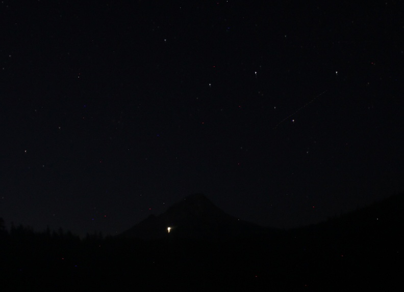 Cassiopeia above Mt Hood